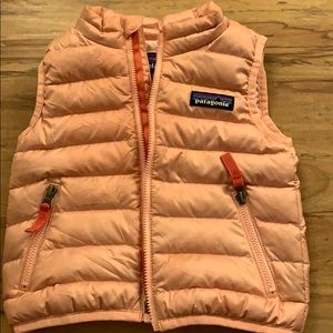 Baby girl Patagonia down vest